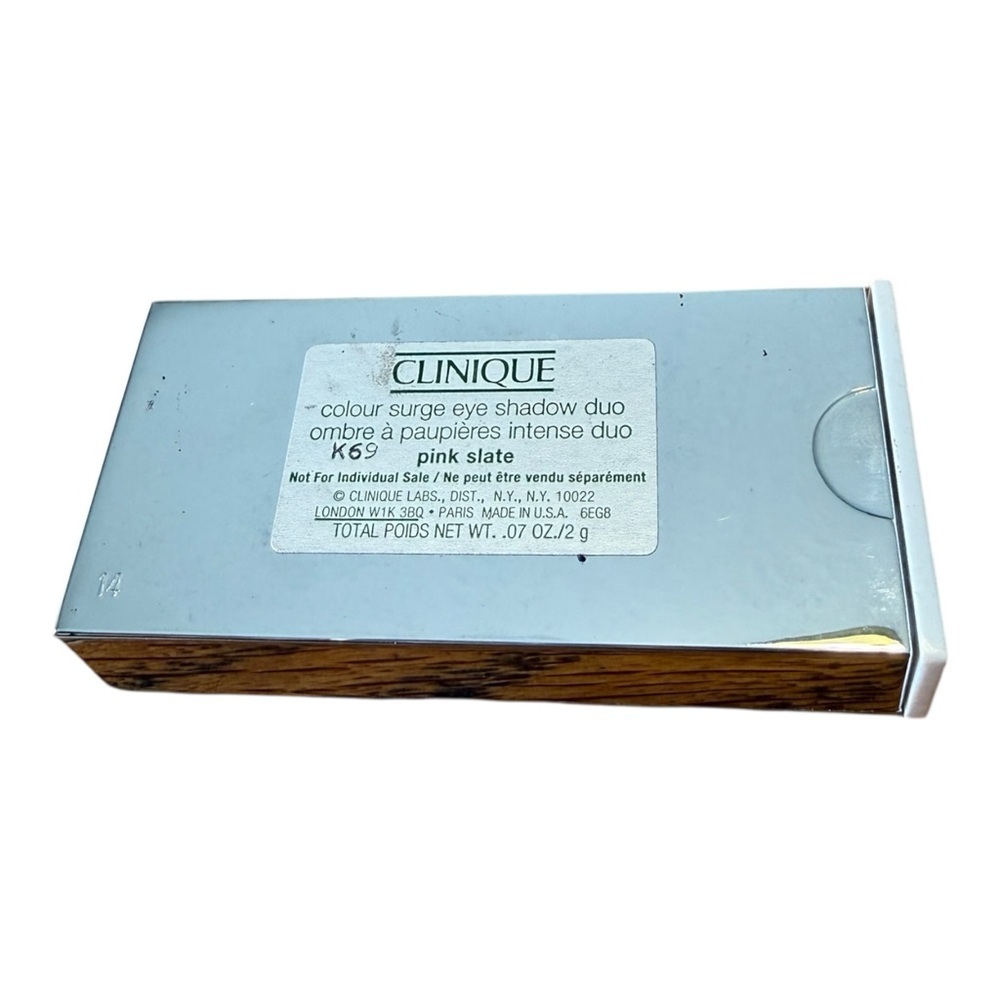 Clinique Colour Surge Eye Shadow Duo Pink Slate .07 oz - Picture 2 of 3
